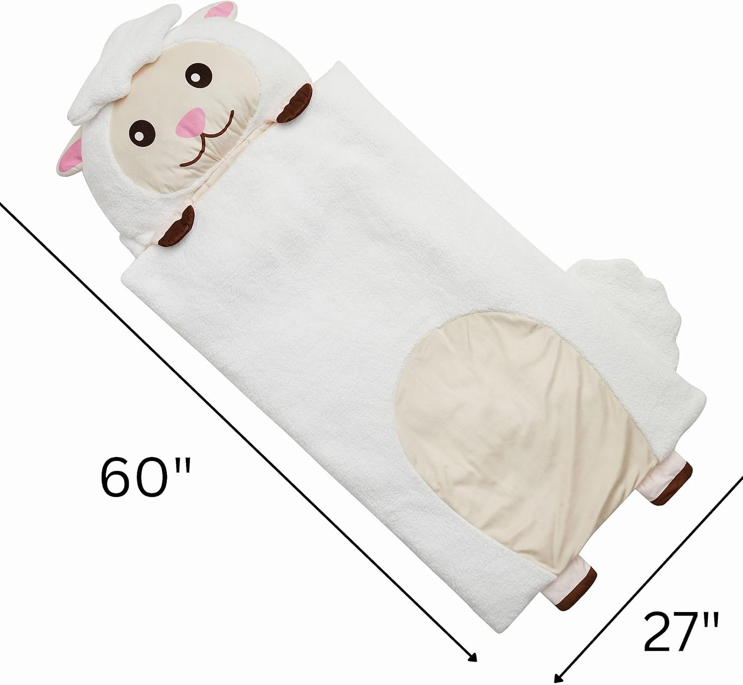 Lamb Sleeping Bag - Detail View