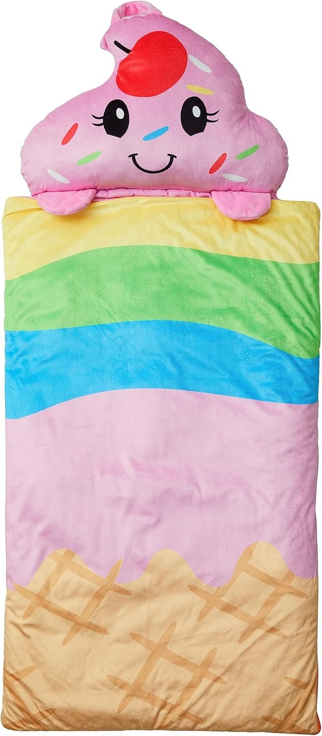Ice Cream Cone Sleeping Bag - Side View